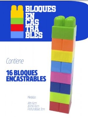 ANIANO BLOQUES ENCASTRABLES X16PCS