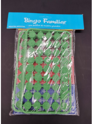 BINGO X12 PLASTICA EN BOLSA