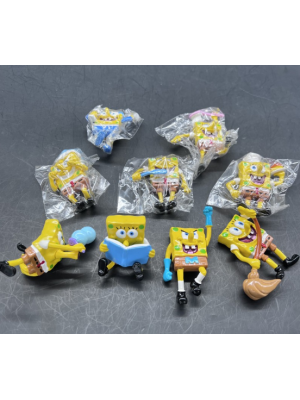 BOB ESPONJA MUÑECOS GOMA COLECCIONABLE X9