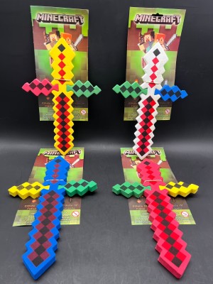 MINECRAFT GOMA EVA ESPADA PUZZLE 35CM