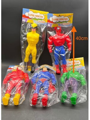 MINIPLAY MUÑECO SUPER HERO X1 PLASTICO ARTICULADO 40CM COD840